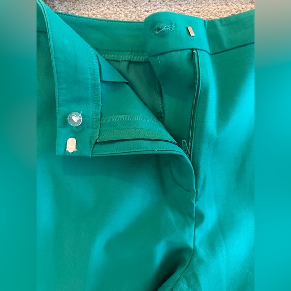 Nwot Ann Taylor green slim fit pants - Picture 5 of 10